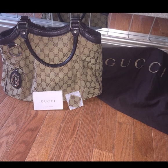 Gucci Sukey Tote GG medium Brown